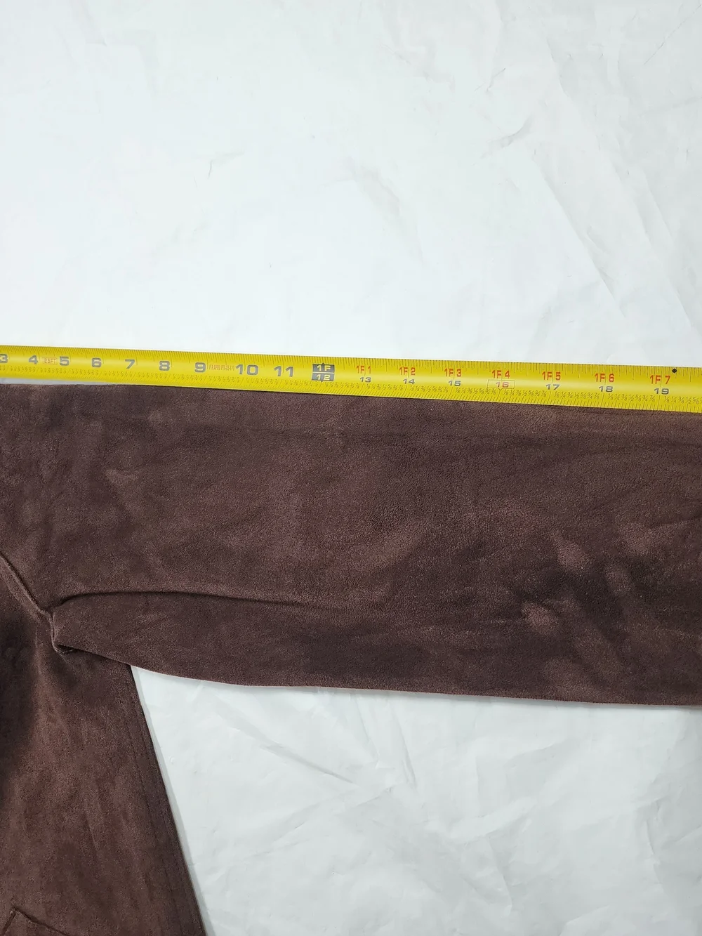 Lauren Ralph Lauren Dry Good Supply CO, Women's Faux Suede Leather Brown Size Me